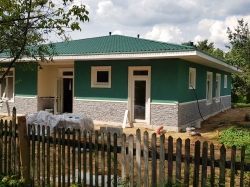 Строительство дома из пенополистиролбетонных блоков с фасадной отделкой. Голицино 2019 г.